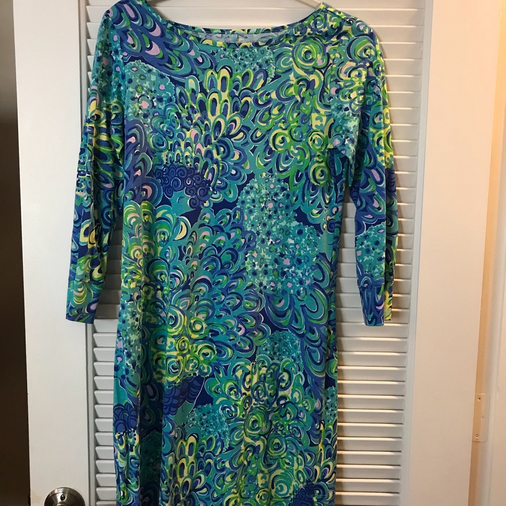 EUC Lilly Pulitzer Lilly’s Lagoon Dress Small